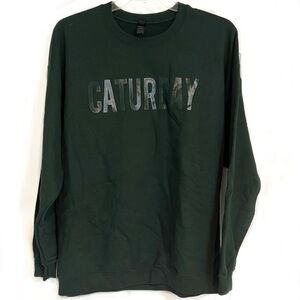 Caturday Green Sweatshirt from September box